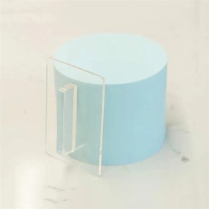Décorations de mariage personnalisées moules bases outils support cercle disques ronds de planche à gâteau disque acrylique transparent pour gâteaux