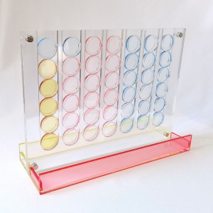 صفحه بازی Acrylic Lucite با رنگ سفارشی چهار مجموعه