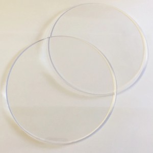 Tortenständer aus transparentem Plexiglas in verschiedenen Größen, runder Acryl-Kuchenteller, Basis-Set
