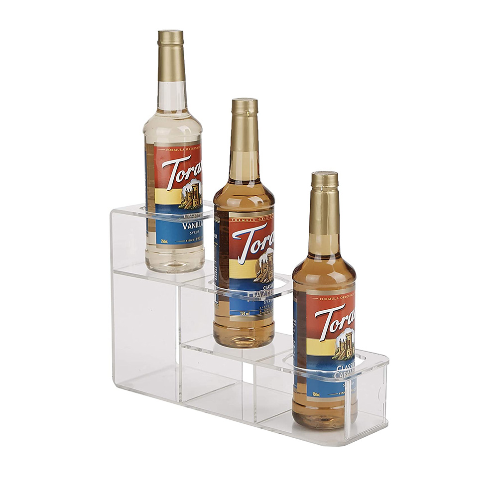 Plexiglass Wine Rack Bottles Table Top Acrylic Wine Rack Holder