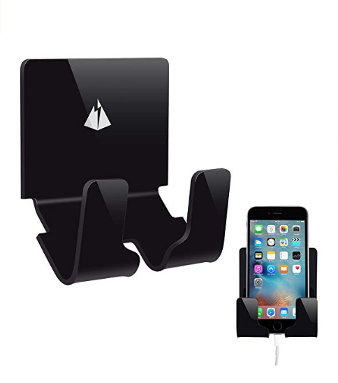 Acrylic Wall Mounted Phone Mobile Phone Rack For Phone Charging Holder