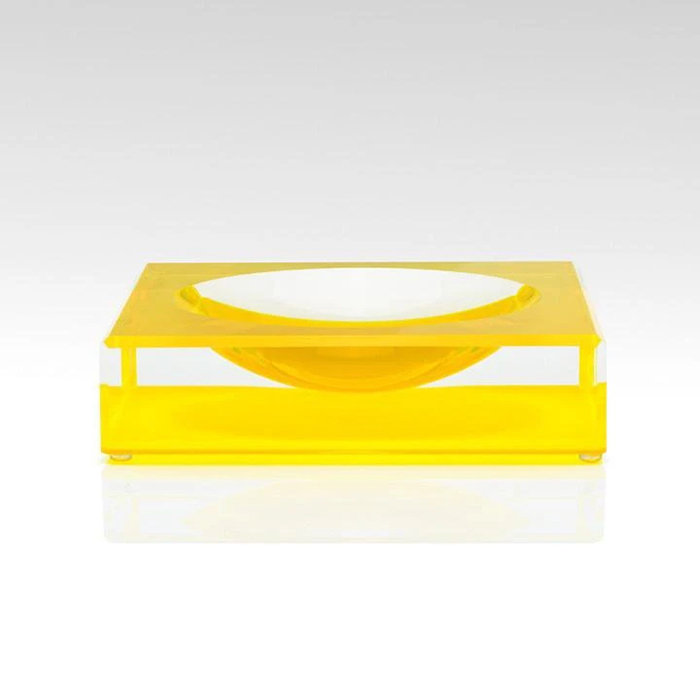 Öý bezegi Countertop Plexiglass Candy Tray Neon Akril Petite Candy Bowl