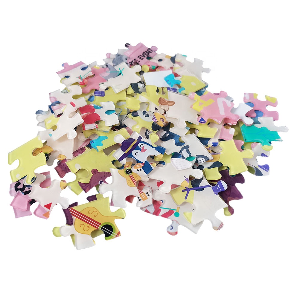Cornice per puzzle montata a parete Pezzi in PMMA stampati Puzzle in acrilico personalizzato per bambini