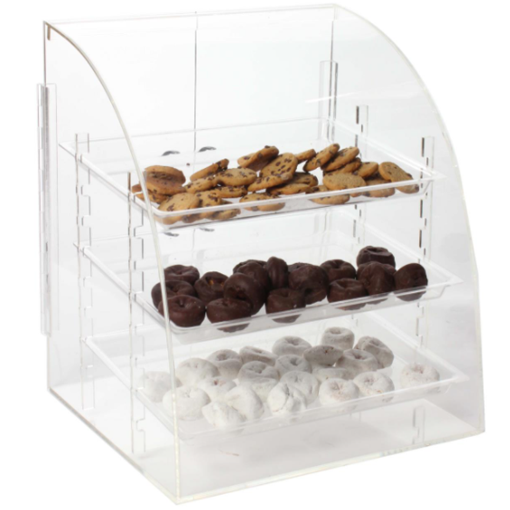 Akryl Bakery Display Cabinet Showcase For Bagel Bakery Shop