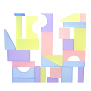 Grousshandel personaliséiert Formblocken Acryl geometrescht Spill fir Kanner