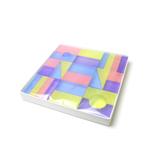groothandel pasgemaakte vormblokke Akriel geometriese speletjie vir kinders
