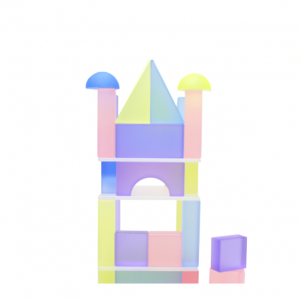 блокчета с персонализирана форма на едро Акрилна геометрична игра за деца